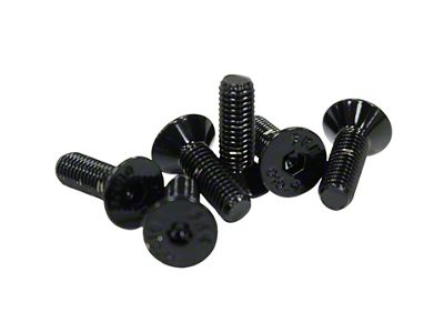 NRG Innovations Steering Wheel Screw Upgrade Kit Conical - Black - SWS-100BK-1