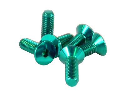 NRG Innovations Steering Wheel Screw Upgrade Kit Conical - Green - SWS-100GN