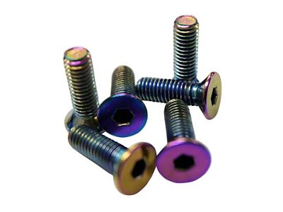 NRG Innovations Steering Wheel Screw Upgrade Kit Conical - Neochrome - SWS-100MC