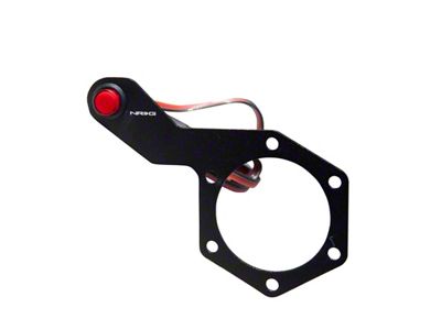 NRG Innovations Steering Single Switch - Extended Kit Black - WSS-100BK