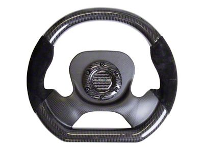 NRG Innovations Carbon Fiber Steering Wheel 320mm CF Center Plate & - ST-X10CF-S
