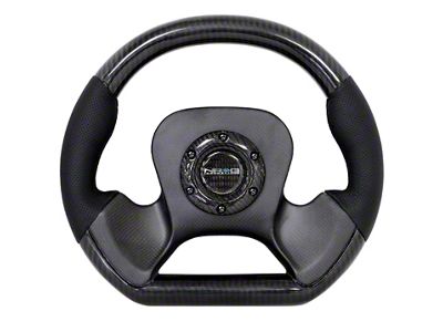 NRG Innovations Carbon Fiber Steering Wheel 320mm CF Center Plate & - ST-X10CF