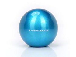 NRG Innovations Teal Sparkly Painted Titaniumround Shifter Heavy Weight - SK-350TL