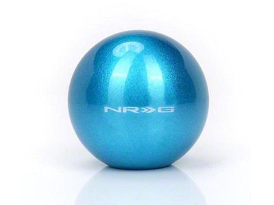 NRG Innovations Teal Sparkly Painted Titaniumround Shifter Heavy Weight - SK-350TL