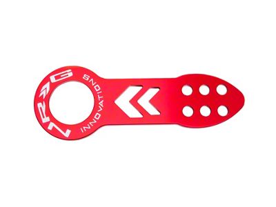 NRG Innovations Universal Front Tow Hook - Anodized Red - TOW-100RD