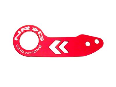NRG Innovations Universal Rear Tow Hook - Anodized Red - TOW-110RD