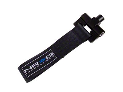 NRG Innovations Bolt-In Tow Strap Black - Nissan 350Z 02-03 / - TOW-142BK