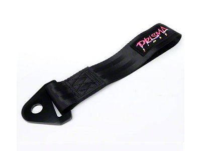 NRG Innovations Universal Prisma Tow Strap- Black - TOW-01BK