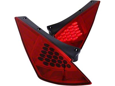 Anzo USA 2003-2005 Nissan 350Z LED Taillights Red - 321083