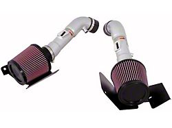 K&N 07-08 350z Dual Silver Typhoon Short Ram Intake - 69-7071TS