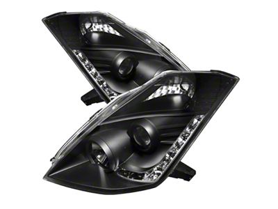 Spyder Auto Nissan 350Z 06-08 Projector Headlights Xenon/HID Model- DRL Blk - 5042316