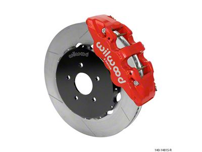 Wilwood AERO6 Front Hat Kit 14.00 Red 03-09 Nissan 350Z - 140-14815-R