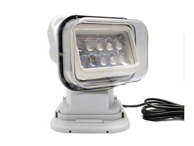 Race Sport Lighting 50W LED Spot Light w/ Remote 360/120 Swivel Function White - RSM50WW
