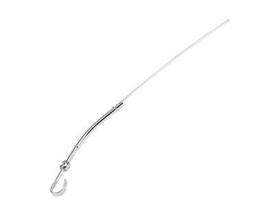 Mr. Gasket Oil Dipstick And Tube; Chrome Plated; Block Mounted; - 6235