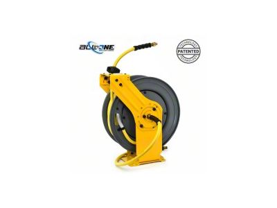OilShield Dual-Arm Air Hose Reel All-In-One; 1/2-Inch x 50-Foot