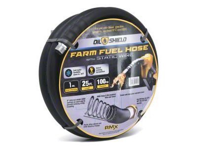 OilShield Oil Shield Farm Fuel Hose; 1-Inch x 25-Foot