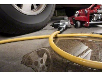 OilShield Rubber Air Hose; 3/8-Inch x 35-Foot
