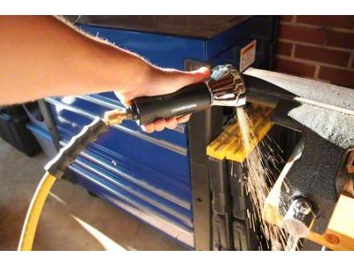 OilShield Rubber Air Hose Assembly; 3/8-Inch x 05-Foot