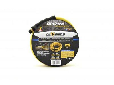 OilShield Rubber Air Hose Assembly; 3/8-Inch x 15-Foot