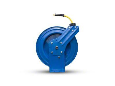 OilShield Rubber Air Hose Reel Heavy Duty Single Arm Assembly; 3/8-Inch x 75-Foot