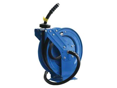 OilShield Rubber Fuel Transfer Hose Heavy Duty Single Arm Reel; 3/4-Inch x 50-Foot