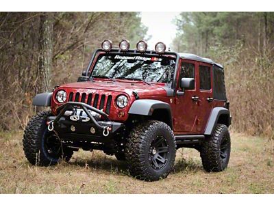 Omix-ADA 4-Piece Fender Flare Kit- 07-18 Jeep Wrangler JK - 11609.30