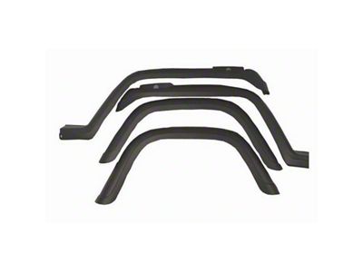 Omix-ADA 4-Piece Fender Flare Kit- 87-95 Jeep Wrangler YJ - 11602.02