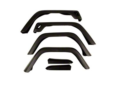 Omix-ADA 7-Inch Fender Flare Kit- 97-06 Jeep Wrangler - 11608.01