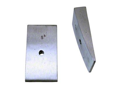 Omix-ADA 8 Degree Rear Leaf Spring Shims 2.5 Inch Wide - 18206.02