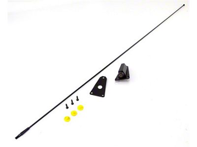 Omix-ADA Black Antenna Kit 76-95 Jeep CJ & Wrangler - 17214.02