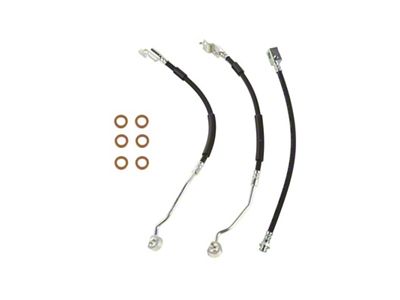 Omix-ADA Brake Hose Kit- 90-95 Jeep Wrangler YJ - 16733.62