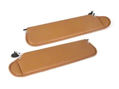 Omix-ADA Camel Sunvisor Set For 97-02 Jeep Wrangler TJ - 13313.37