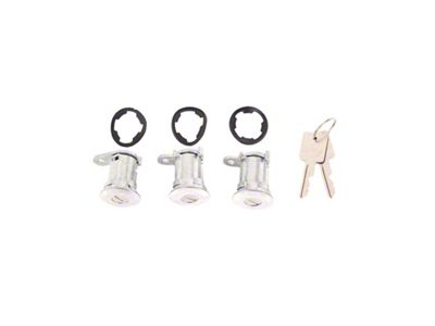 Omix-ADA Door Lock Cylinder Kit 3- 76-90 Jeep CJ/XJ/MJ/YJ - 11813.12