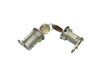 Omix-ADA Door Lock Cylinder Set- 76-90 Jeep CJ/XJ/MJ/YJ - 11813.02