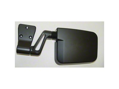 Omix-ADA Door Mirror Black Left Side- 87-02 Jeep Wrangler - 11002.05