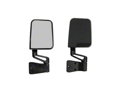 Omix-ADA Door Mirror Kit Black- 87-02 Jeep Wrangler - 11002.03