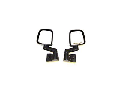 Omix-ADA Door Mirror Kit Black- 87-06 Jeep Wrangler - 11002.09