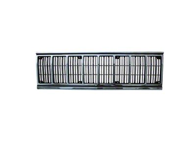 Omix-ADA Grille Insert Black & Chrome 91-96 Cherokee XJ - 12035.30