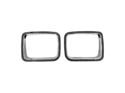 Omix-ADA Headlight Bezel Chrome 87-95 Jeep Wrangler YJ - 12419.05