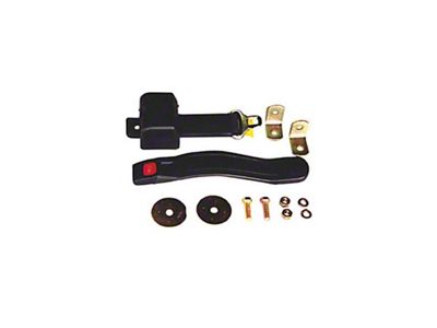 Omix-ADA Lap Seat Belt Black 76-95 Jeep CJ/Wrangler YJ - 13202.02