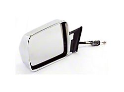 Omix-ADA Left Chrome Mirror 84-96 Jeep Cherokee XJ - 12035.15