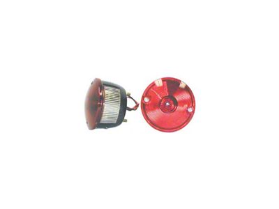 Omix-ADA Left Round Tail Lamp 45-75 Willys CJ Models - 12403.01
