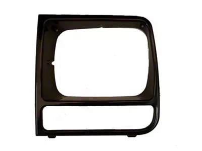 Omix-ADA LH Black Headlight Bezel 97-01 Jeep Cherokee XJ - 12419.17