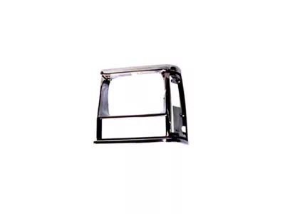 Omix-ADA LH Chrome Blk Headlight Bezel 84-01 Cherokee XJ - 12419.13