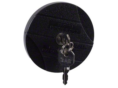 Omix-ADA Locking Gas Cap Black 78-90 Jeep Models - 17726.06