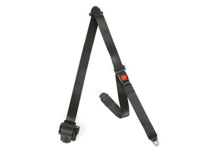 Omix-ADA Off Road Seat Belt Black 87-91 Wrangler YJ - 13202.10