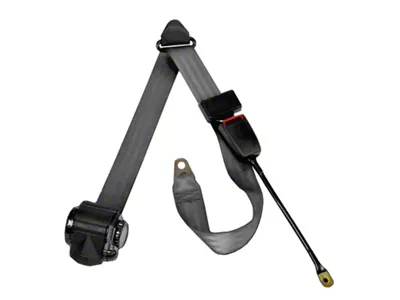 Omix-ADA Off Road Seat Belt Black 92-95 Wrangler YJ - 13202.11