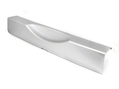 Omix-ADA Rear Bumper Applique Silver 07-18 Jeep Wrangler - 12040.09