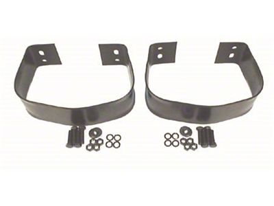 Omix-ADA Rear Bumperettes Black 76-95 CJ & Wrangler YJ - 11215.01