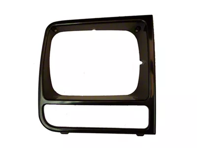Omix-ADA RH Black Headlight Bezel 97-01 Jeep Cherokee XJ - 12419.18